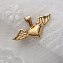 Load image into Gallery viewer, Fashion Accessories Heart Shape With Wings
