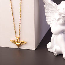 Load image into Gallery viewer, Fashion Accessories Heart Shape With Wings
