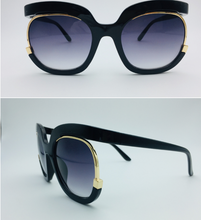 Load image into Gallery viewer, Female flying Sunglasses，Women Cat Eye Half Frame
