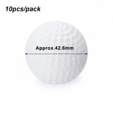Load image into Gallery viewer, 10Pcs White Soft Practice Golf Balls
