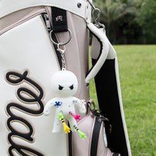Load image into Gallery viewer, Cute Ninja Portable Golf Tees Holder Keychain
