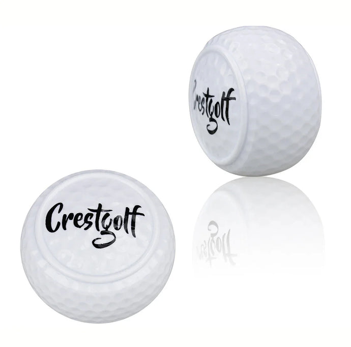 2Pcs Flat Golf Training Balls