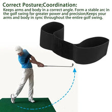 Load image into Gallery viewer, Elastic Golf Swing Trainer Arm Band
