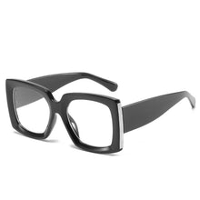 Load image into Gallery viewer, Trendy Large Frame Sunglasses Women Square Bright Black Sunglasses
