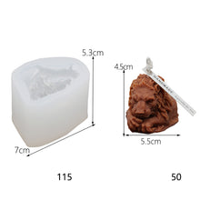 Load image into Gallery viewer, Lion Candle Mold Handmade Candle Scented Candle DIY Material
