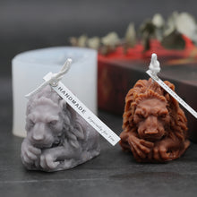 Load image into Gallery viewer, Lion Candle Mold Handmade Candle Scented Candle DIY Material
