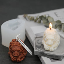 Load image into Gallery viewer, Lion Candle Mold Handmade Candle Scented Candle DIY Material
