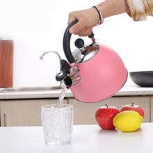 Load image into Gallery viewer, Ru Yi Pink Whistling Kettle Whistling Kettle Fashion Whistling Kettle New Whistling Kettle

