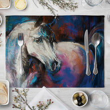 Load image into Gallery viewer, Striped Printed Western Placemat Placemat

