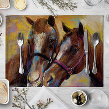 Load image into Gallery viewer, Striped Printed Western Placemat Placemat
