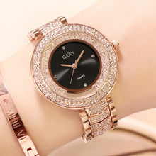 Load image into Gallery viewer, Women's watch with diamond strap

