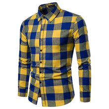 Load image into Gallery viewer, Mens Fashion Hip Hop Shirts Streetwear Urban Clothing Hiphop Men Clothes Plaid Zipper Shirt
