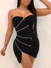 Load image into Gallery viewer, Bateau Zipper Dress
