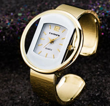 Load image into Gallery viewer, Women Watches New Luxury Brand Bracelet Watch Gold Silver Dial Lady Dress Quartz Clock Hot Bayan Kol Saati
