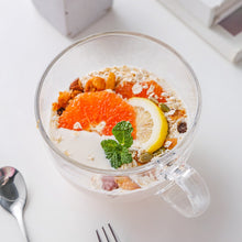 Load image into Gallery viewer, Personalized Milk Spoon with Cover Large Glass Bowl
