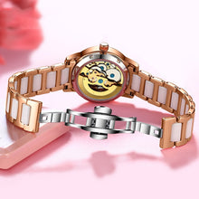 Load image into Gallery viewer, Female hollow automatic mechanical watch

