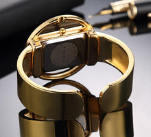 Load image into Gallery viewer, Women Watches New Luxury Brand Bracelet Watch Gold Silver Dial Lady Dress Quartz Clock Hot Bayan Kol Saati
