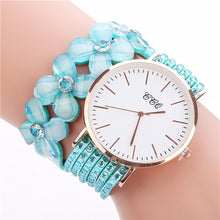 Load image into Gallery viewer, Stainless steel shell quartz watches Women luxury brand velvet  drill band watch Ladies high quality fashion clock
