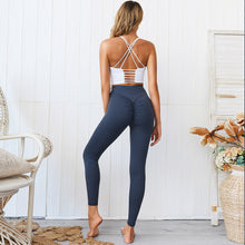 Load image into Gallery viewer, Peach fitness pants yoga pants
