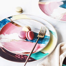 Load image into Gallery viewer, Watercolor Dessert  Plates
