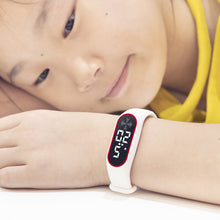 Load image into Gallery viewer, Silicone Children's LED Red And White Light Watch
