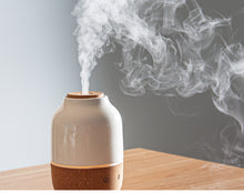 Load image into Gallery viewer, Solid Wood Ceramic Aromatherapy Humidifier
