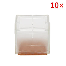 Load image into Gallery viewer, Square Round Chair Leg Caps Feet Pads Furniture
