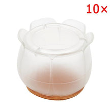 Load image into Gallery viewer, Square Round Chair Leg Caps Feet Pads Furniture
