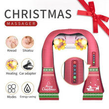 Load image into Gallery viewer, U Shape Electrical Shiatsu Back Neck Shoulder Body Massager
