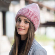 Load image into Gallery viewer, new simple Rabbit fur Beanie Hat for Women
