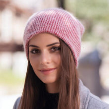 Load image into Gallery viewer, new simple Rabbit fur Beanie Hat for Women

