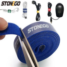 Load image into Gallery viewer, STONEGO USB Cable Winder Cable Organizer Ties Mouse Wire Earphone Holder
