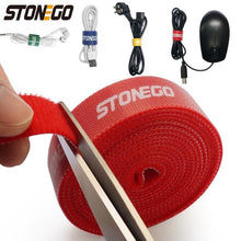 Load image into Gallery viewer, STONEGO USB Cable Winder Cable Organizer Ties Mouse Wire Earphone Holder
