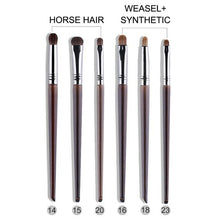 Load image into Gallery viewer, OVW Cosmetic 2/6 pcs Goat Hair Makeup Eye Shadow Brush Set Tool Ultra Soft Make Up Tapered Blender Diffuse Kit Cut Crease Brush
